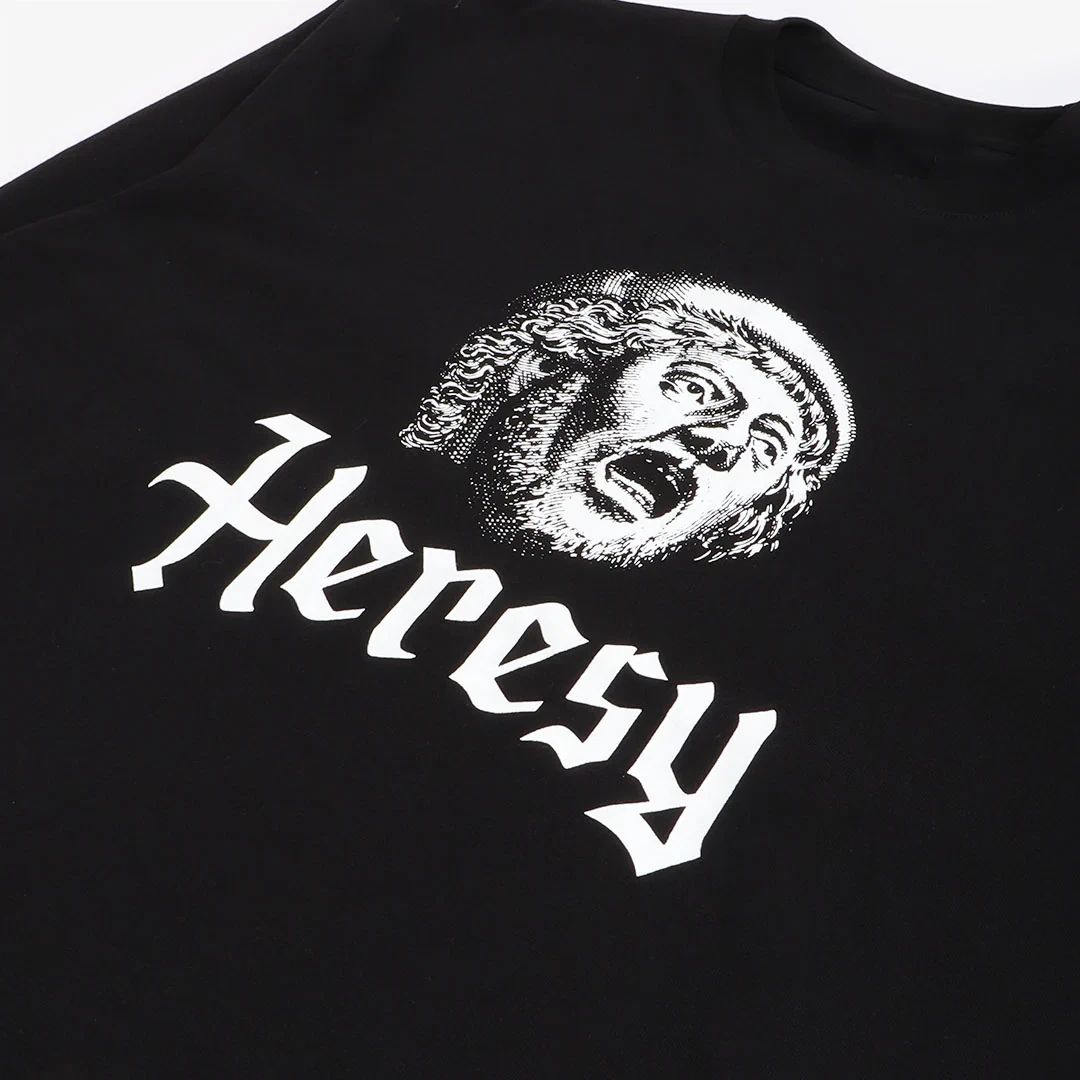 Vtg Heresy Band Music Lover Heavy Cotton Black S-5XL Unisex T Shirt Unisex T-shirt, Sweatshirt, Hoodie, Long Sleeve Tee - T-Shirt, Sweatshirt, Hoodie