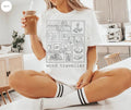 Word Traveller Comfort Tee Shirt Travel Lover Gift Soft Cotton Top Unisex T-shirt, Sweatshirt, Hoodie, Long Sleeve Tee - T-Shirt, Sweatshirt, Hoodie
