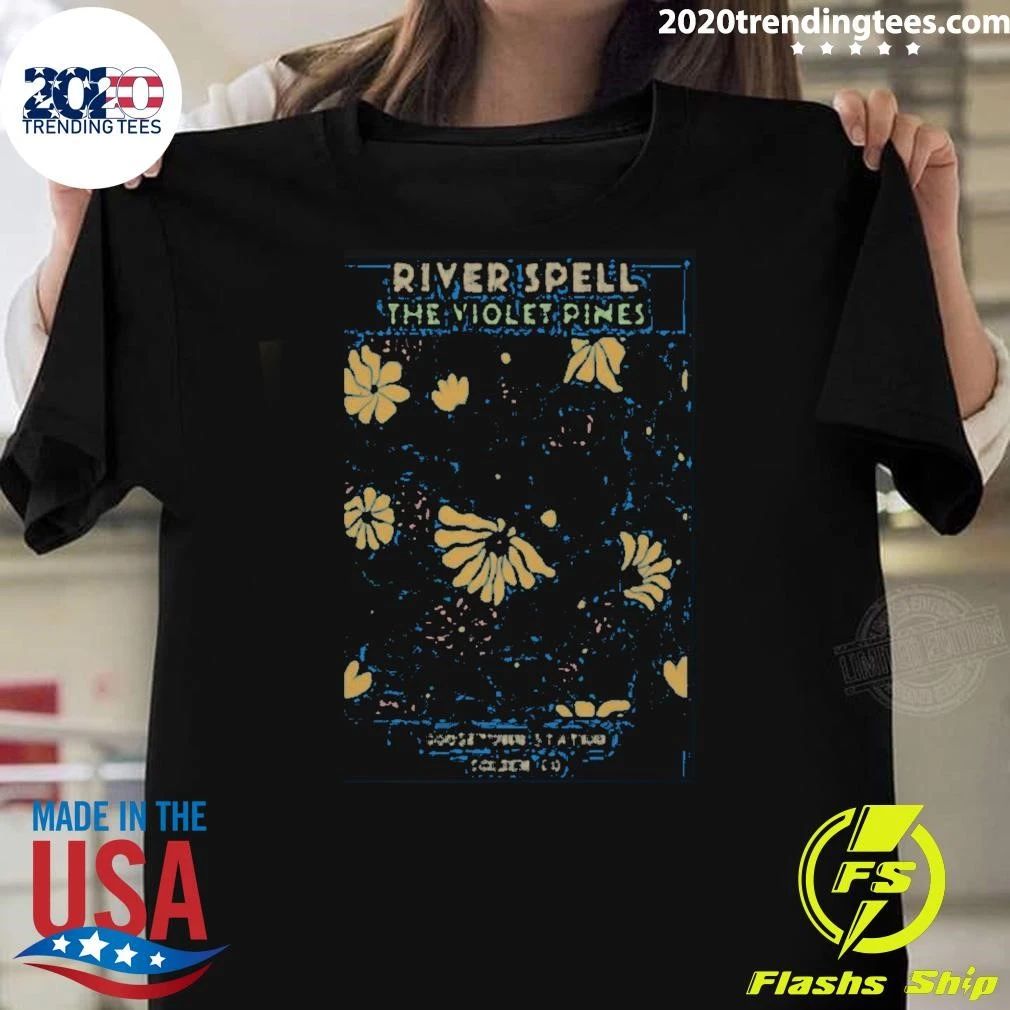 River Spell Golden, Co June 12 2026 Poster Shirt Unisex T-shirt, Sweatshirt, Hoodie, Long Sleeve Tee - T-Shirt, Sweatshirt, Hoodie