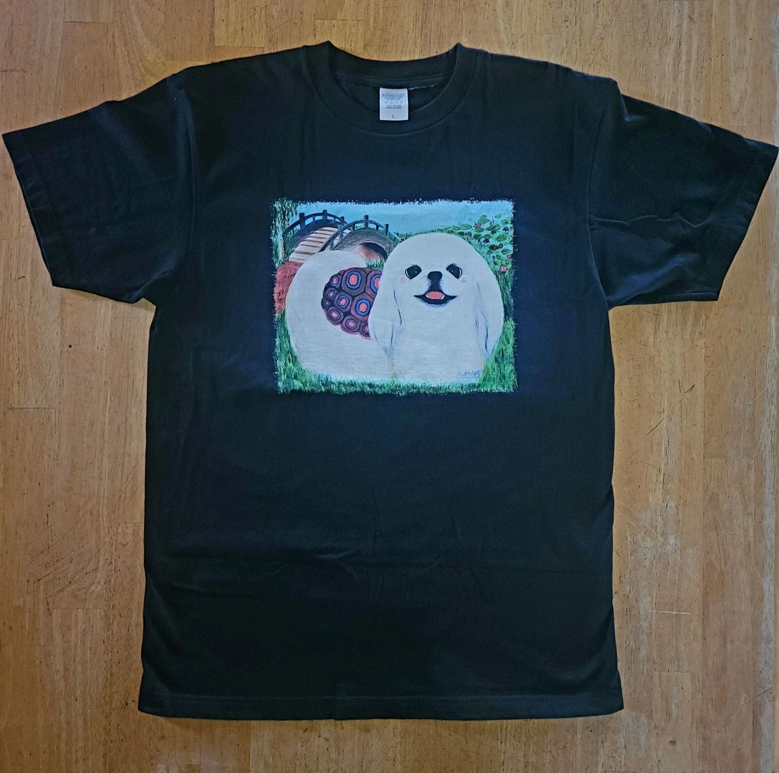 Custom Dog Painting Graphic Black Soft Heavy T-Shirt Unisex T-shirt, Sweatshirt, Hoodie, Long Sleeve Tee - T-Shirt, Sweatshirt, Hoodie