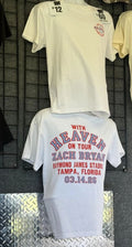 Zach Bryan Tour With Heaven On Tour Mar 14 2026 Tampa Fl T-Shirt Unisex T-shirt, Sweatshirt, Hoodie, Long Sleeve Tee - T-Shirt, Sweatshirt, Hoodie