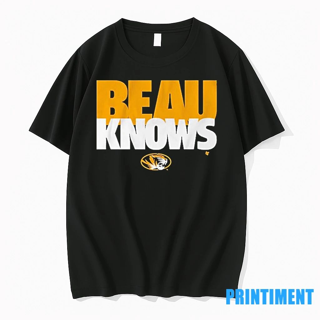 Missouri Tigers Beau Pribula Knows Tshirts Sweater Unisex T-shirt, Sweatshirt, Hoodie, Long Sleeve Tee - T-Shirt, Sweatshirt, Hoodie