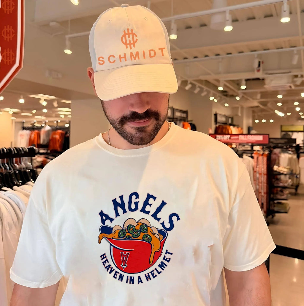 Los Angeles Angels heaven in a helmet food shirt Unisex T-shirt, Sweatshirt, Hoodie, Long Sleeve Tee - T-Shirt, Sweatshirt, Hoodie