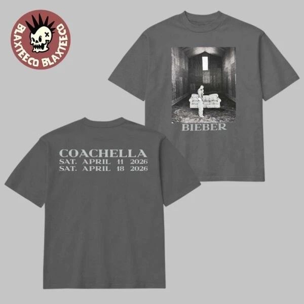 Justin Bieber! 1Coachella 2026 Festival Merchandise SWAG Album Photo T-Shirt Unisex T-shirt, Sweatshirt, Hoodie, Long Sleeve Tee - T-Shirt, Sweatshirt, Hoodie