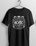 Skulls and guitar image - Black 100% cotton T-Shirt - Hard rock - blues rock Unisex T-shirt, Sweatshirt, Hoodie, Long Sleeve Tee - T-Shirt, Sweatshirt, Hoodie