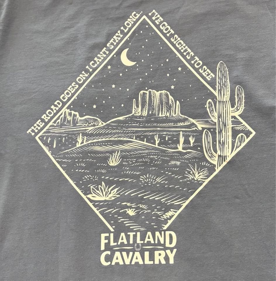 Flatland Cavalry Traveler's Song long sleeve shirt - size small Unisex T-shirt, Sweatshirt, Hoodie, Long Sleeve Tee - T-Shirt, Sweatshirt, Hoodie
