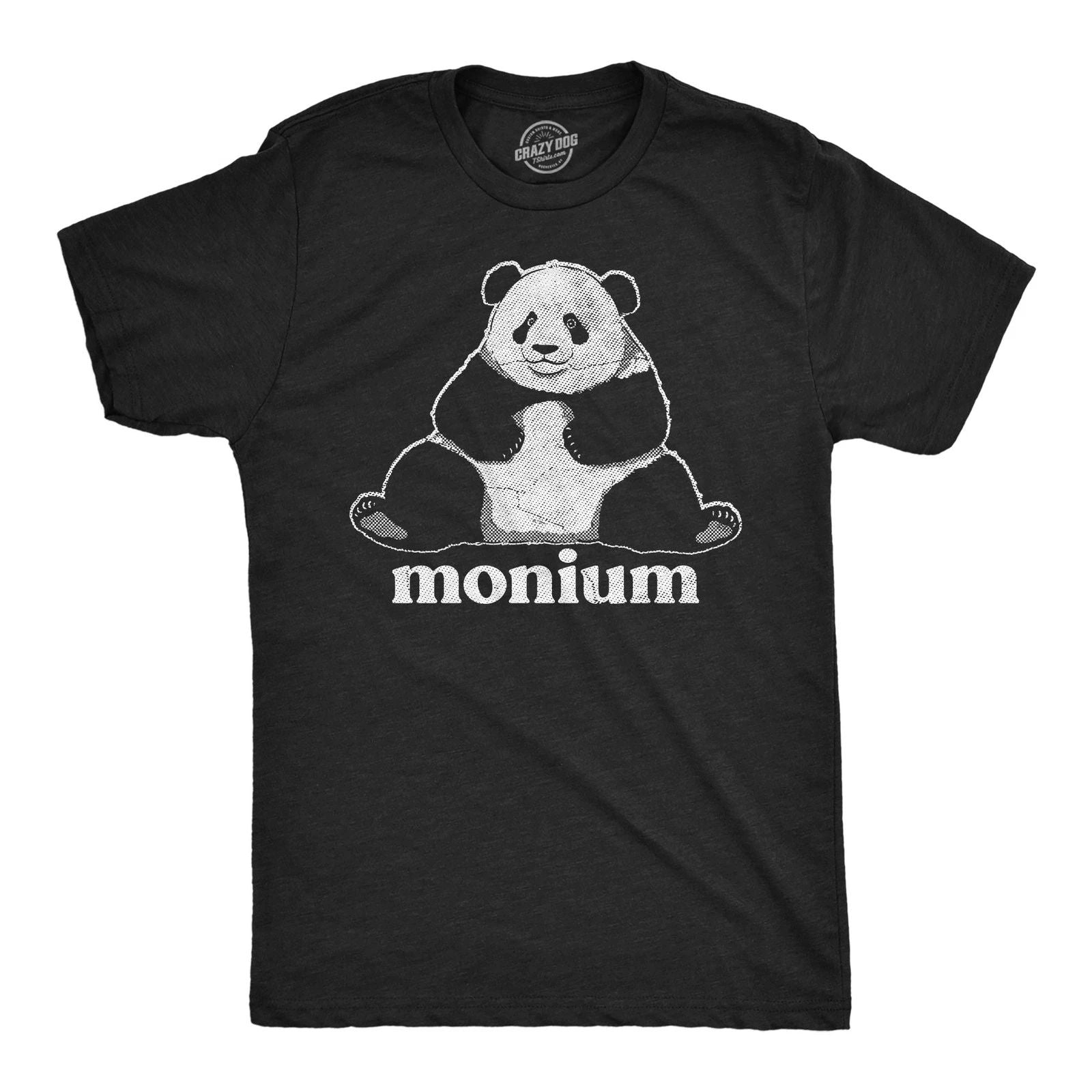 Mens Funny T Shirts Pandamonium Sarcastic Panda Graphic Novelty Tee for Men Unisex T-shirt, Sweatshirt, Hoodie, Long Sleeve Tee - T-Shirt, Sweatshirt, Hoodie
