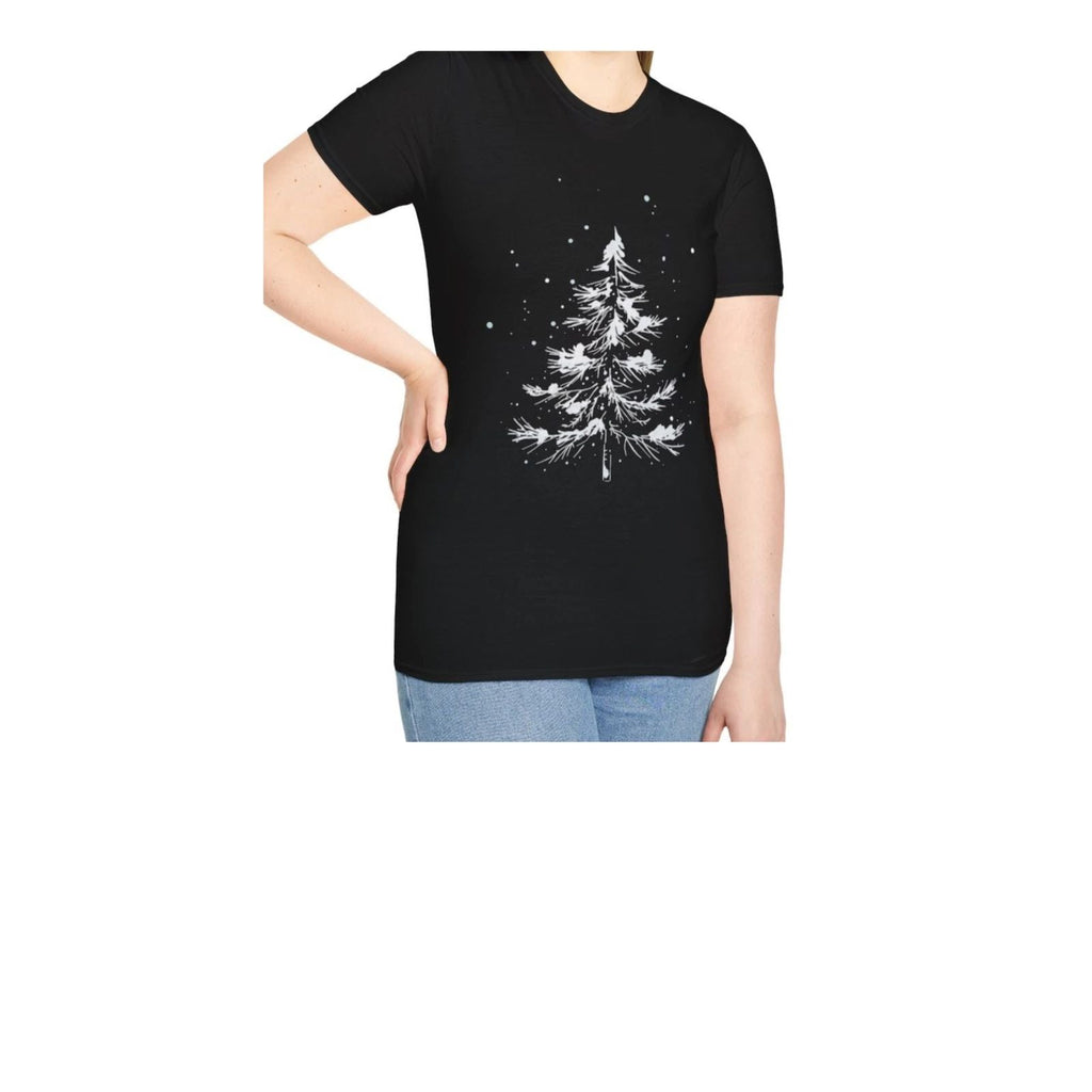 Christmas Tree Simple Tshirt Enjoy Christmas Season comfortable for the Holidays Unisex T-shirt, Sweatshirt, Hoodie, Long Sleeve Tee - T-Shirt, Sweatshirt, Hoodie