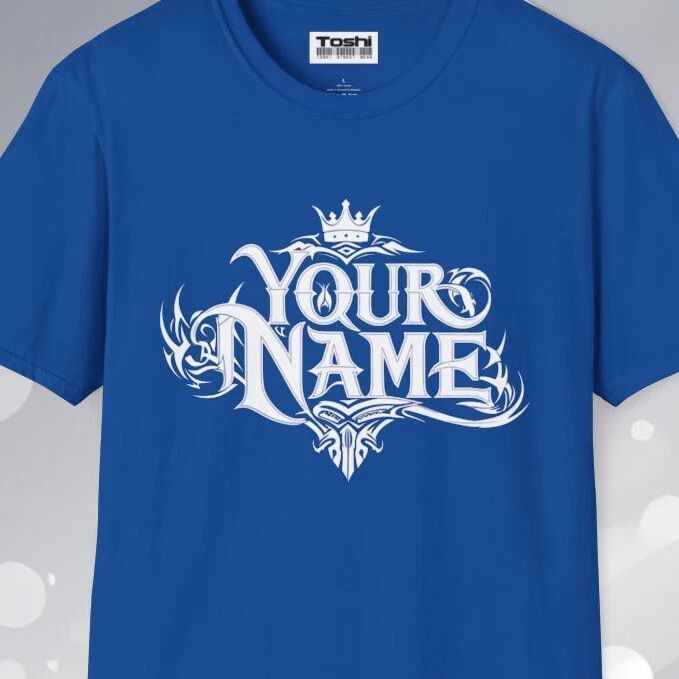 Add YOUR NAME Graffiti Tattoo Style Tee Urban Customize Hip Hop Old School B-Boy Unisex T-shirt, Sweatshirt, Hoodie, Long Sleeve Tee - T-Shirt, Sweatshirt, Hoodie