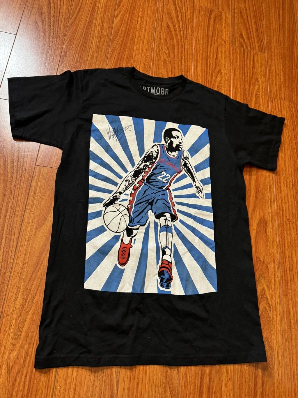 Art Mobb NBA LA Player Black T-Shirt Graphic Custom Tee ArtMobb M Signed Unisex T-shirt, Sweatshirt, Hoodie, Long Sleeve Tee - T-Shirt, Sweatshirt, Hoodie
