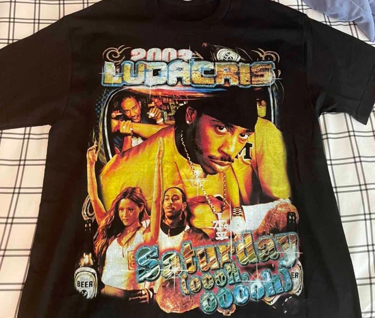 LUDACRIS Saturday Oohh 2002 T Shirt Black Classic Unisex S-5XL 1A0573 Unisex T-shirt, Sweatshirt, Hoodie, Long Sleeve Tee - T-Shirt, Sweatshirt, Hoodie
