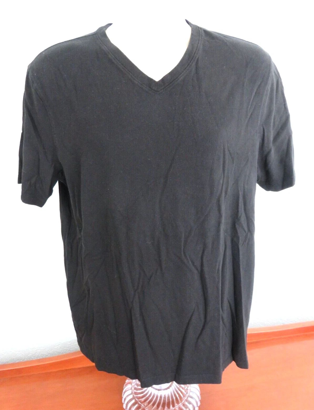 Perry Ellis Men's Black Short Sleeve Pullover Shirt Size Large Unisex T-shirt, Sweatshirt, Hoodie, Long Sleeve Tee - T-Shirt, Sweatshirt, Hoodie