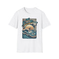 Surfing Retro Unisex Softstyle T-Shirt, Beachwear, Cool Summer Shirt Unisex Gift Unisex T-shirt, Sweatshirt, Hoodie, Long Sleeve Tee - T-Shirt, Sweatshirt, Hoodie