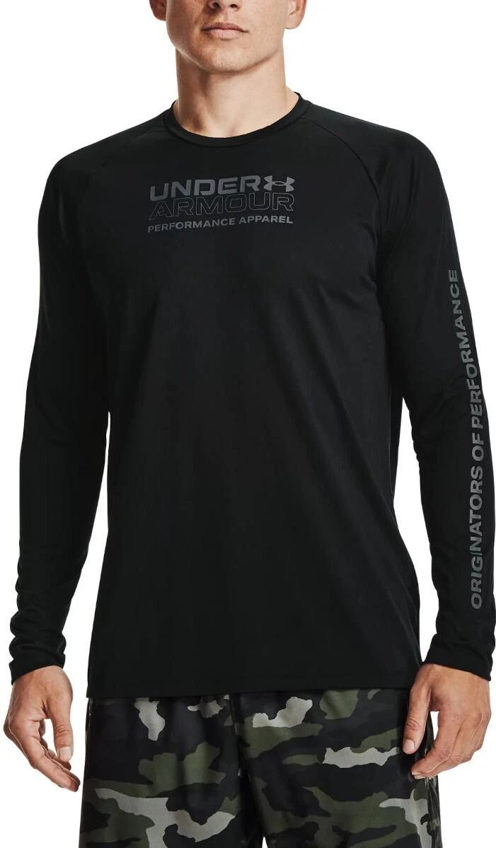 Men's Under Armour Long-Sleeve T-Shirt Performance New Genuine Black Size Large Unisex T-shirt, Sweatshirt, Hoodie, Long Sleeve Tee - T-Shirt, Sweatshirt, Hoodie