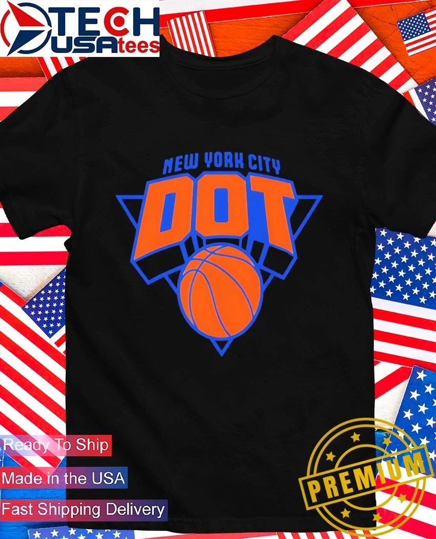 New York City DOT Knicks logo shirt Unisex T-shirt, Sweatshirt, Hoodie, Long Sleeve Tee - T-Shirt, Sweatshirt, Hoodie