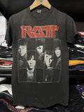 Vintage 80s Ratt American Glam Metal Tour Distressed Tee Unisex T-shirt, Sweatshirt, Hoodie, Long Sleeve Tee - T-Shirt, Sweatshirt, Hoodie