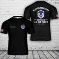 Custom Name Master Sergeant Retired Air Force Military Retirement T-Shirt 3D Unisex T-shirt, Sweatshirt, Hoodie, Long Sleeve Tee - T-Shirt, Sweatshirt, Hoodie