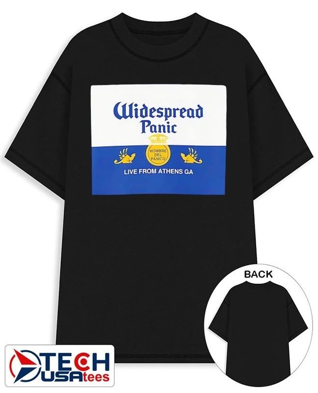 Widespread Panic live from Athens GA shirt Unisex T-shirt, Sweatshirt, Hoodie, Long Sleeve Tee - T-Shirt, Sweatshirt, Hoodie