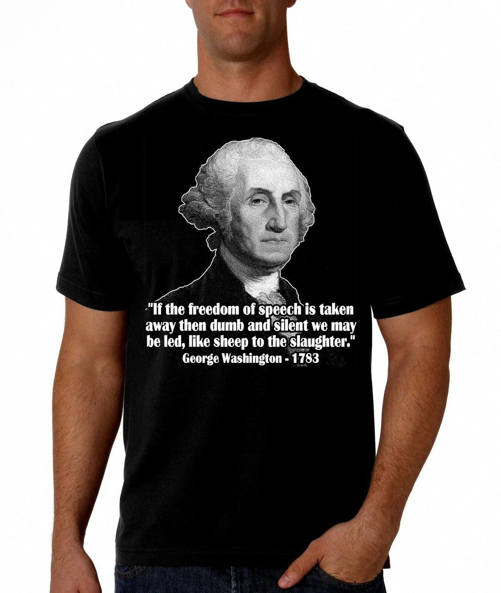 George Washington Quote Black Shirt | 1776, Free Speech, Constitution, Pro Gun Unisex T-shirt, Sweatshirt, Hoodie, Long Sleeve Tee - T-Shirt, Sweatshirt, Hoodie