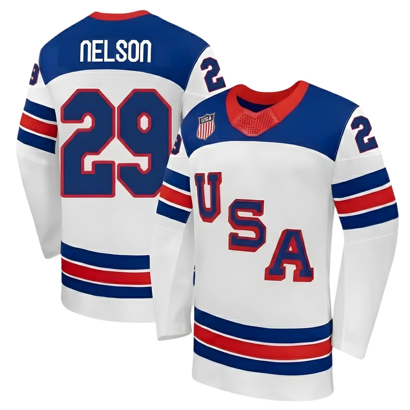 #29 Nelson USA Team Winter Olympics 2026 Jersey Unisex T-shirt, Sweatshirt, Hoodie, Long Sleeve Tee - T-Shirt, Sweatshirt, Hoodie