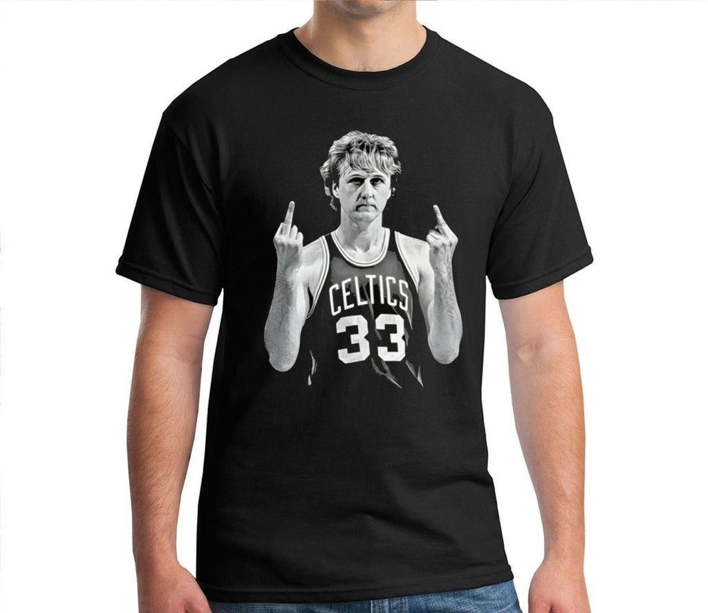 Larry Bird Middle Finger Unisex T-Shirt Unisex T-shirt, Sweatshirt, Hoodie, Long Sleeve Tee - T-Shirt, Sweatshirt, Hoodie