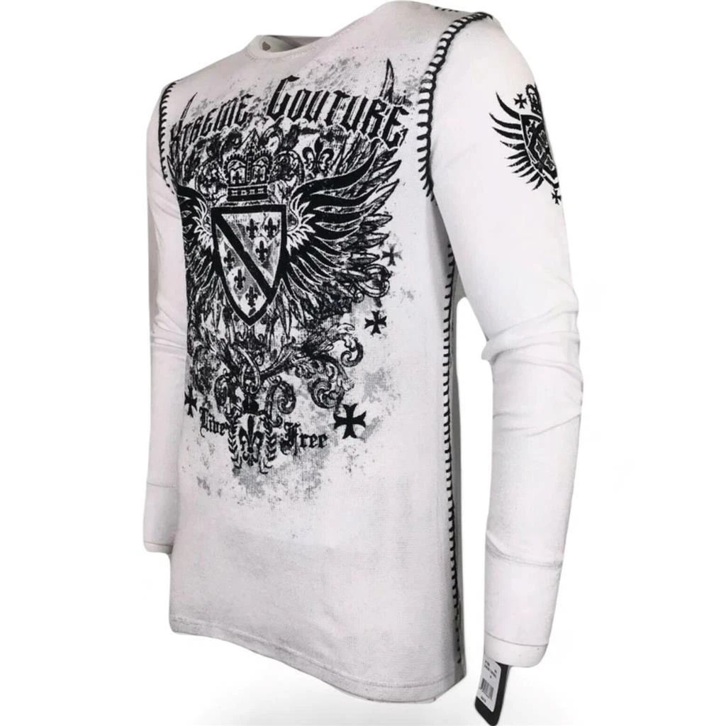 XTREME COUTURE by AFFLICTION Men's Long Sleeve White Thermal T-Shirt Tee S-4XL Unisex T-shirt, Sweatshirt, Hoodie, Long Sleeve Tee - T-Shirt, Sweatshirt, Hoodie