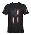American Spartan Military Flag Patriotic USA T-Shirt Unisex T-shirt, Sweatshirt, Hoodie, Long Sleeve Tee - T-Shirt, Sweatshirt, Hoodie