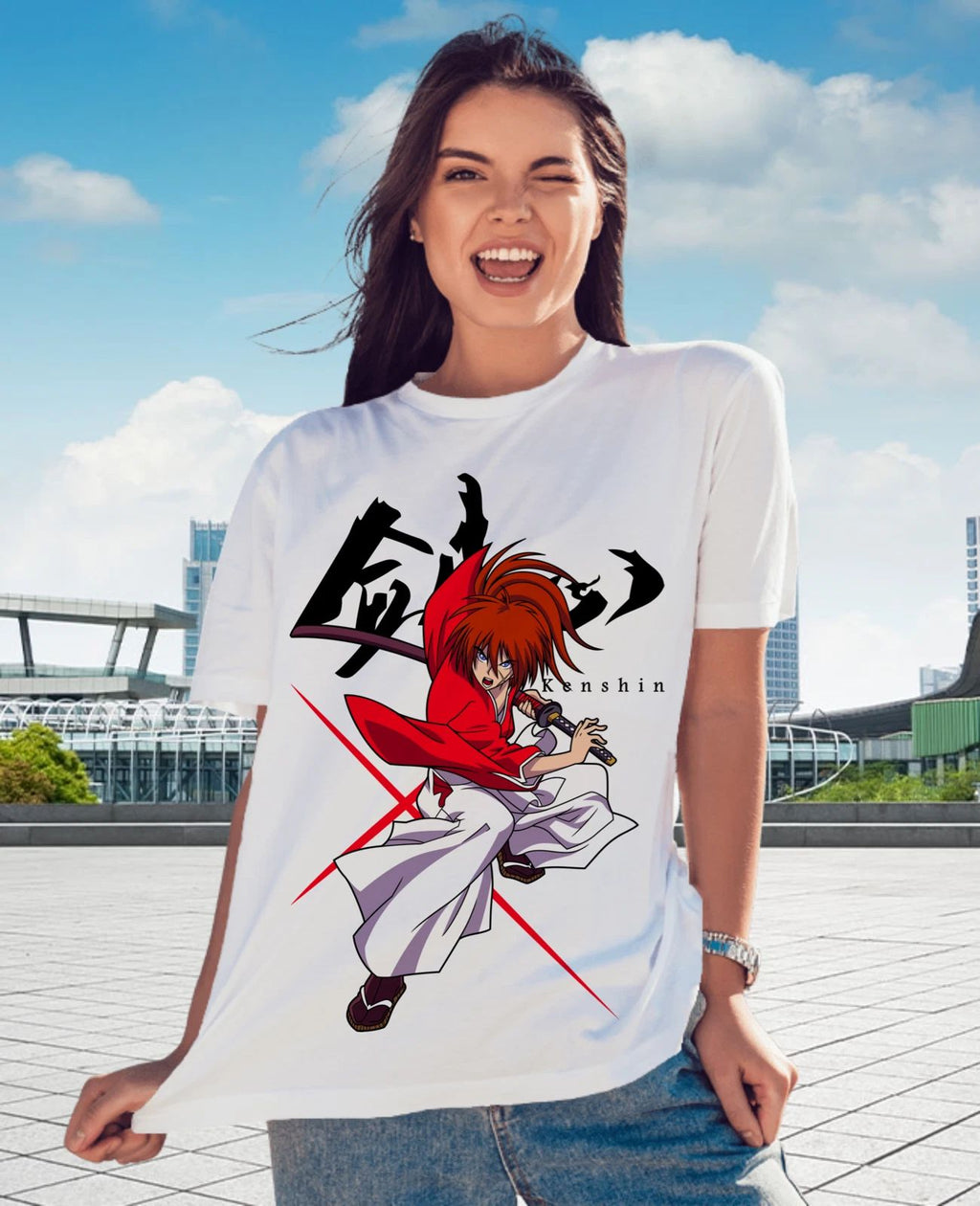 Rurouni Kenshin T-Shirt Samurai X Himura Anime Manga Sagara Yukishiro All Size Unisex T-shirt, Sweatshirt, Hoodie, Long Sleeve Tee - T-Shirt, Sweatshirt, Hoodie
