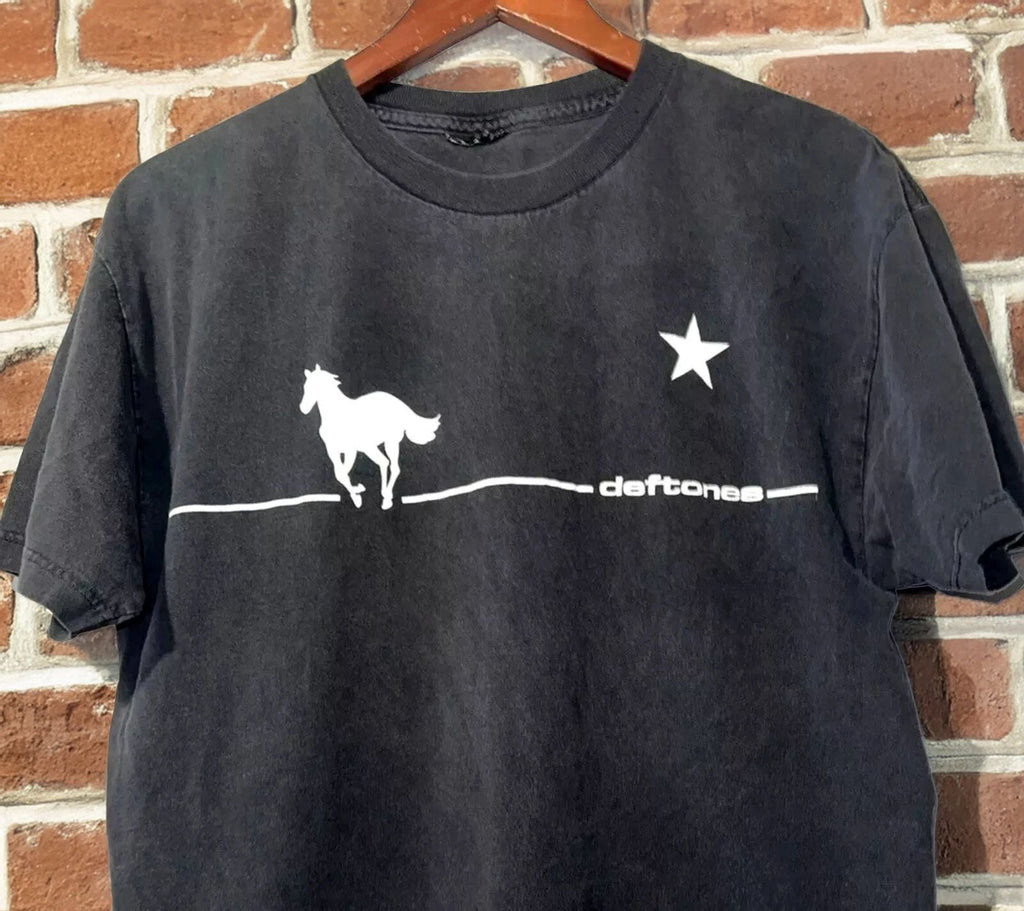 HOT! Deftones White Pony Tour Unisex Black T-shirt S-5XL Unisex T-shirt, Sweatshirt, Hoodie, Long Sleeve Tee - T-Shirt, Sweatshirt, Hoodie