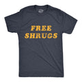 Mens Free Shrugs T Shirt Funny Introvert Hugs Sarcastic Novelty Graphic Tee Unisex T-shirt, Sweatshirt, Hoodie, Long Sleeve Tee - T-Shirt, Sweatshirt, Hoodie