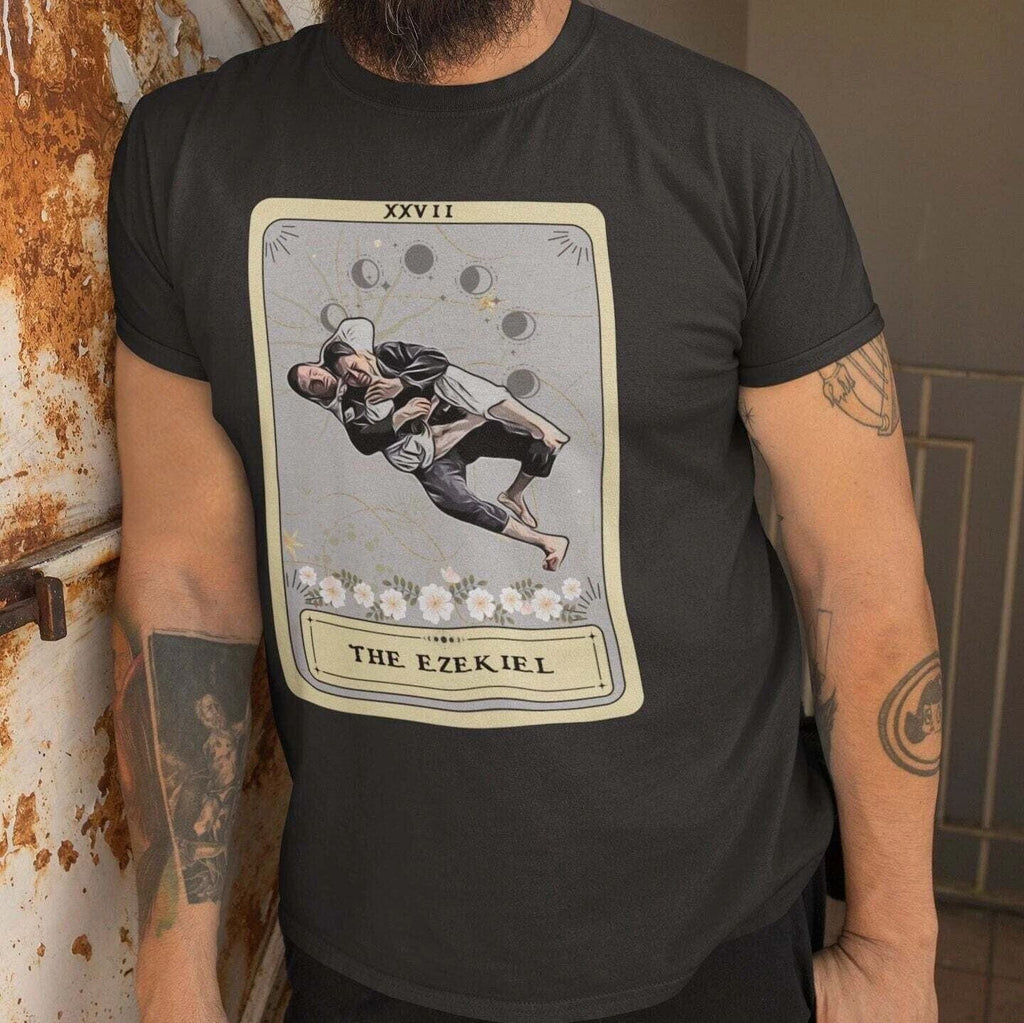 Jiu Jitsu Shirt, The Ezekiel Tarot Card Shirt Unisex T-shirt, Sweatshirt, Hoodie, Long Sleeve Tee - T-Shirt, Sweatshirt, Hoodie