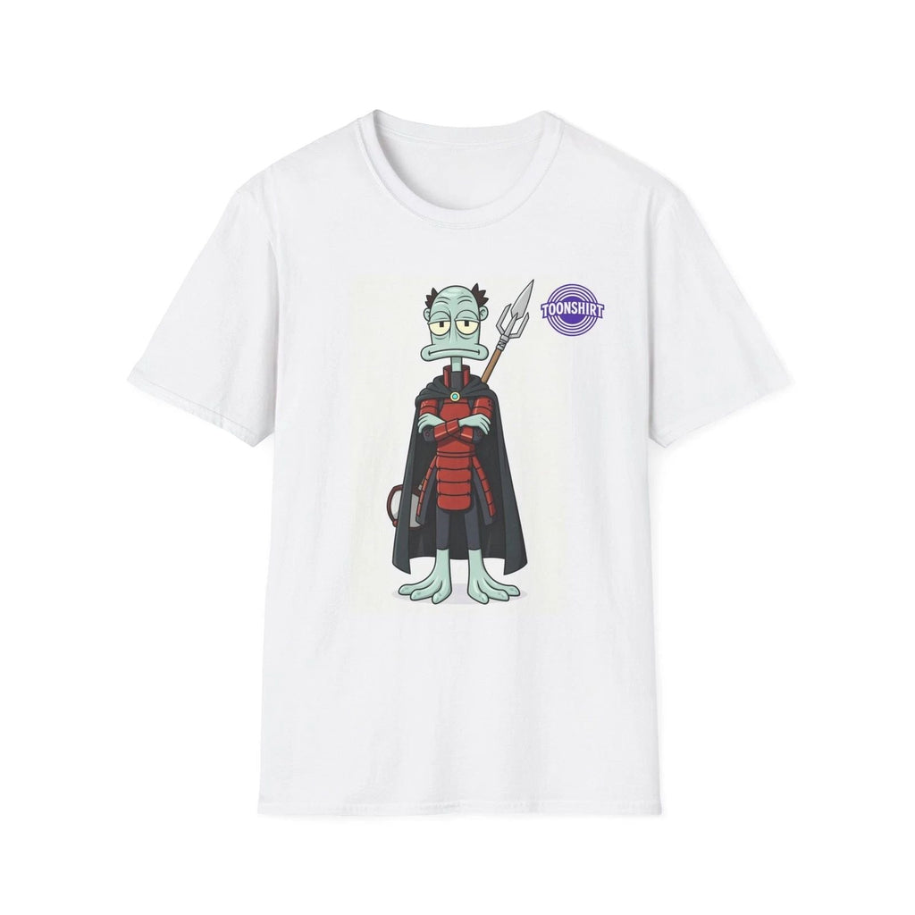 Alien Warrior Cartoon Graphic T-Shirt Unisex T-shirt, Sweatshirt, Hoodie, Long Sleeve Tee - T-Shirt, Sweatshirt, Hoodie