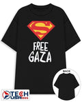 Superman Free Gaza T-shirt Unisex T-shirt, Sweatshirt, Hoodie, Long Sleeve Tee - T-Shirt, Sweatshirt, Hoodie