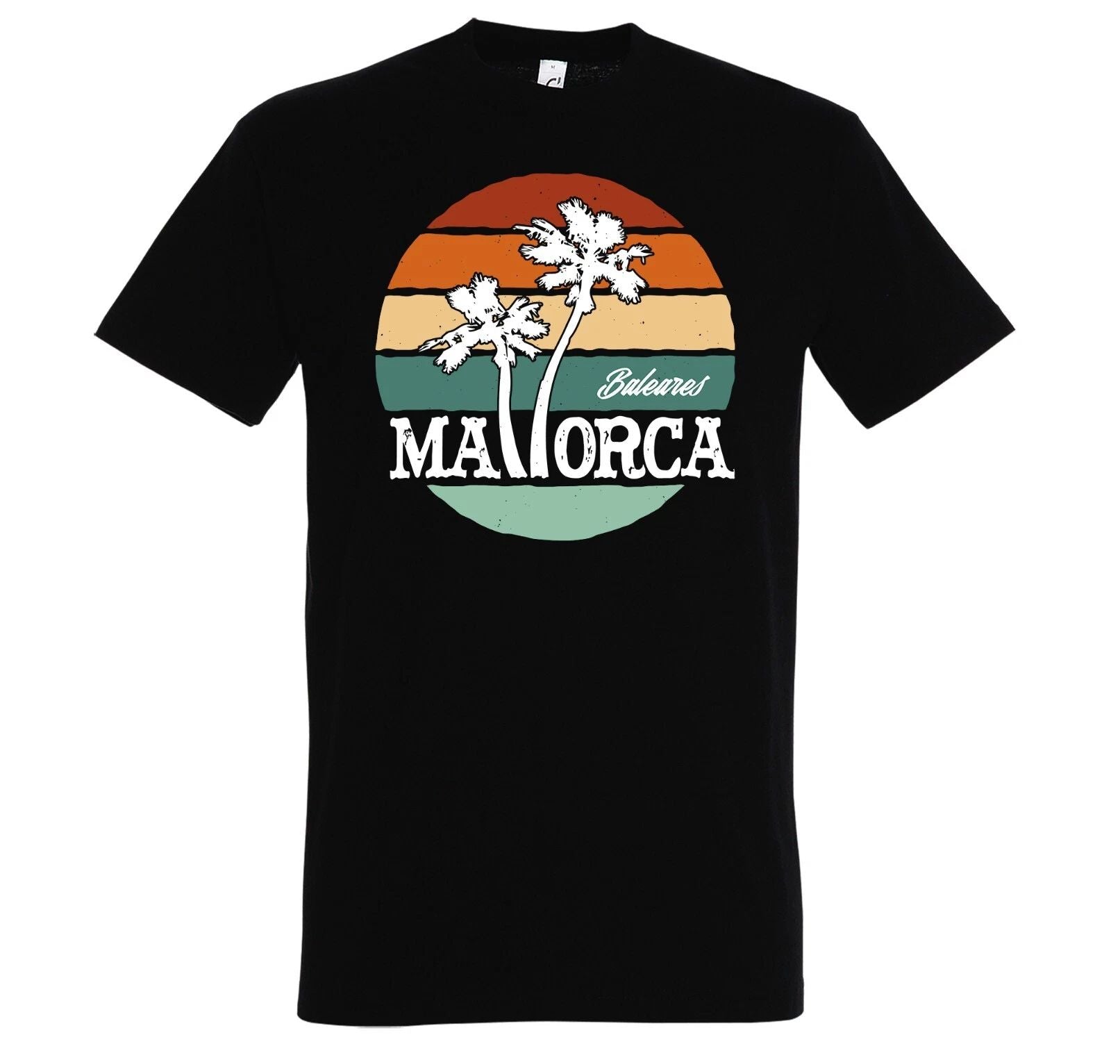 Mens T-Shirt Mallorca Logo Print Saying Tourists Travelers Funny Tourism Unisex T-shirt, Sweatshirt, Hoodie, Long Sleeve Tee - T-Shirt, Sweatshirt, Hoodie