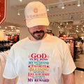 God is my boss but my husband is my favorite blessing Im thankful for this life shirt Unisex T-shirt, Sweatshirt, Hoodie, Long Sleeve Tee - T-Shirt, Sweatshirt, Hoodie