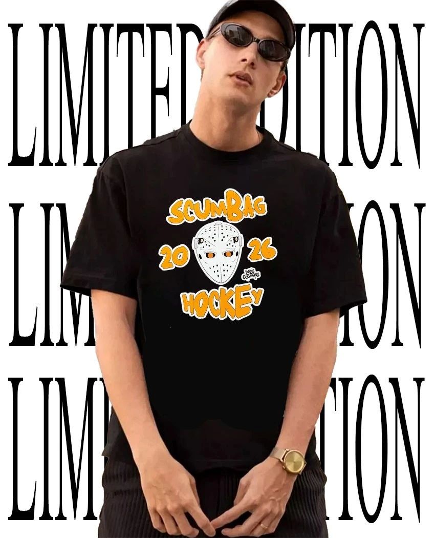 Scumbag Hockey 2026 Philadelphia Flyers mask shirt Unisex T-shirt, Sweatshirt, Hoodie, Long Sleeve Tee - T-Shirt, Sweatshirt, Hoodie