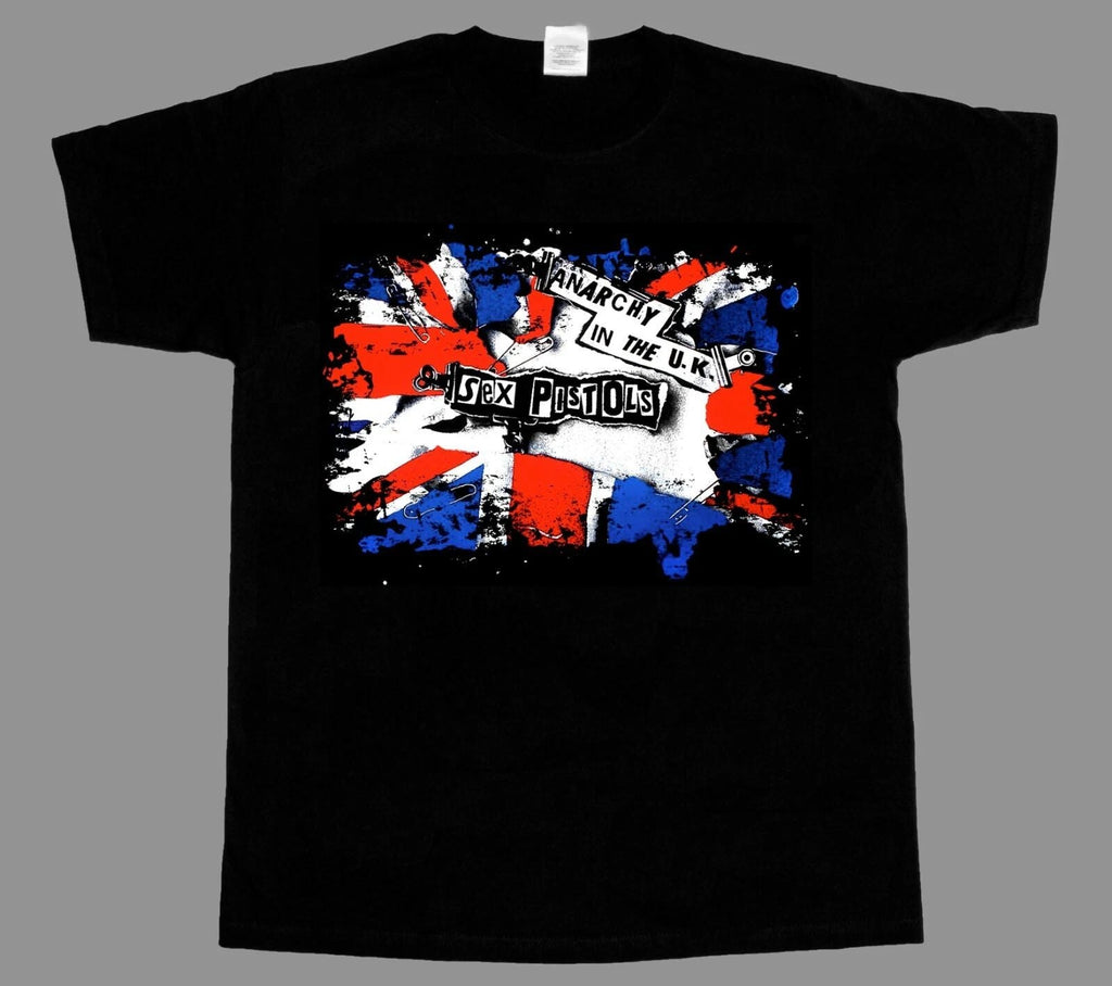sex pistols anarchy in U.K. NEW BLACK SHORT/LONG SLEEVE T-SHIRT Unisex T-shirt, Sweatshirt, Hoodie, Long Sleeve Tee - T-Shirt, Sweatshirt, Hoodie