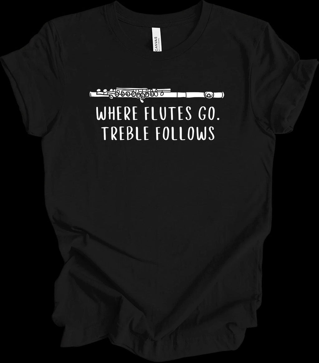 Flute Player Gift Minimalist Line Art Musician Band Player Music Love Tee Shirt Unisex T-shirt, Sweatshirt, Hoodie, Long Sleeve Tee - T-Shirt, Sweatshirt, Hoodie