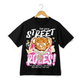 Streetwear Teddy Bear Graphic T-Shirt - Urban Street Rules Cool Style Tee Unisex T-shirt, Sweatshirt, Hoodie, Long Sleeve Tee - T-Shirt, Sweatshirt, Hoodie