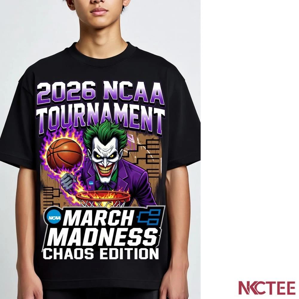 NKCtees 2026 NCAA Tournament basketball Joker shirt Unisex T-shirt, Sweatshirt, Hoodie, Long Sleeve Tee - T-Shirt, Sweatshirt, Hoodie