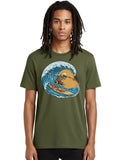 Skeleton-Surfer-1 Mens Graphic Tee, 100% Cotton, Casual Summer Wear Unisex T-shirt, Sweatshirt, Hoodie, Long Sleeve Tee - T-Shirt, Sweatshirt, Hoodie