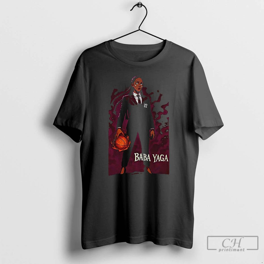 Classic Aja Wilson Baba Yaga Graphic T Shirts Unisex T-shirt, Sweatshirt, Hoodie, Long Sleeve Tee - T-Shirt, Sweatshirt, Hoodie