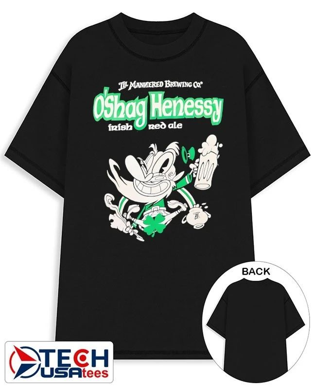 Til Mantered Brewing Co. OShag Henessy Irish Red Ale shirt Unisex T-shirt, Sweatshirt, Hoodie, Long Sleeve Tee - T-Shirt, Sweatshirt, Hoodie