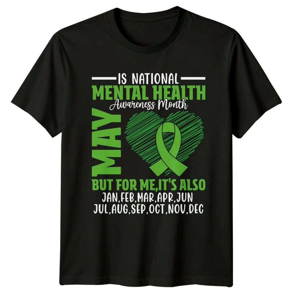 May Is National Mental Health T-Shirt Awareness Mental Health Unisex T-shirt, Sweatshirt, Hoodie, Long Sleeve Tee - T-Shirt, Sweatshirt, Hoodie