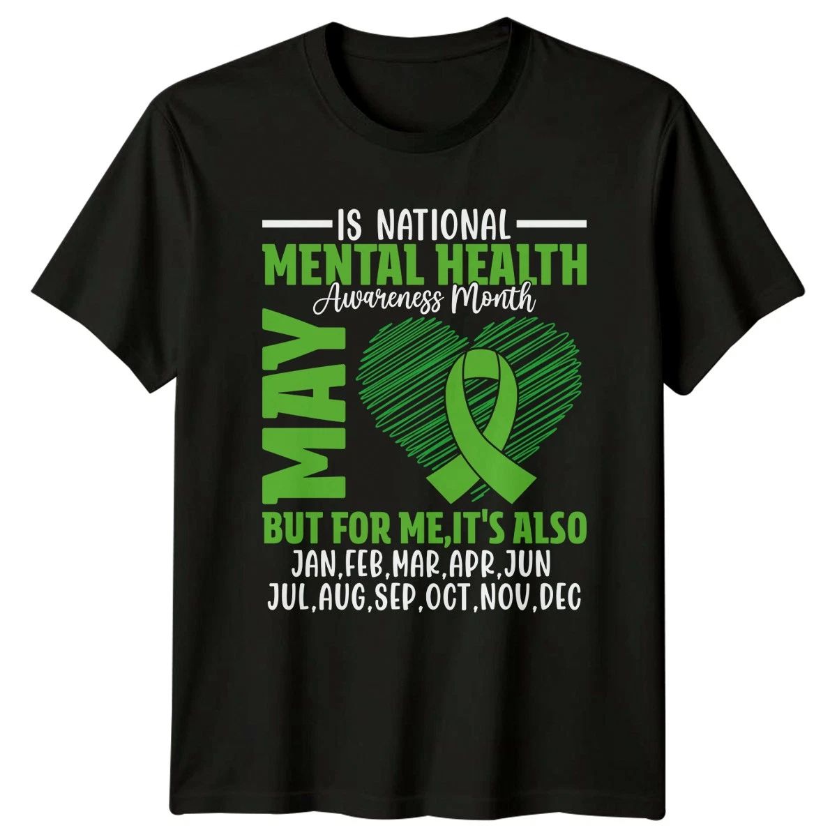 May Is National Mental Health T-Shirt Awareness Mental Health Unisex T-shirt, Sweatshirt, Hoodie, Long Sleeve Tee - T-Shirt, Sweatshirt, Hoodie