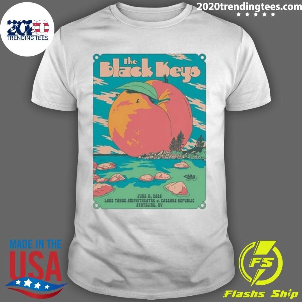 The Black Keys Lake Tahoe, NV June 11, 2026 Event Tee Shirt Unisex T-shirt, Sweatshirt, Hoodie, Long Sleeve Tee - T-Shirt, Sweatshirt, Hoodie