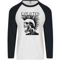 Exploited Punk Rock Skull Skinhead Mohican Mens L/S Baseball T-Shirt Unisex T-shirt, Sweatshirt, Hoodie, Long Sleeve Tee - T-Shirt, Sweatshirt, Hoodie