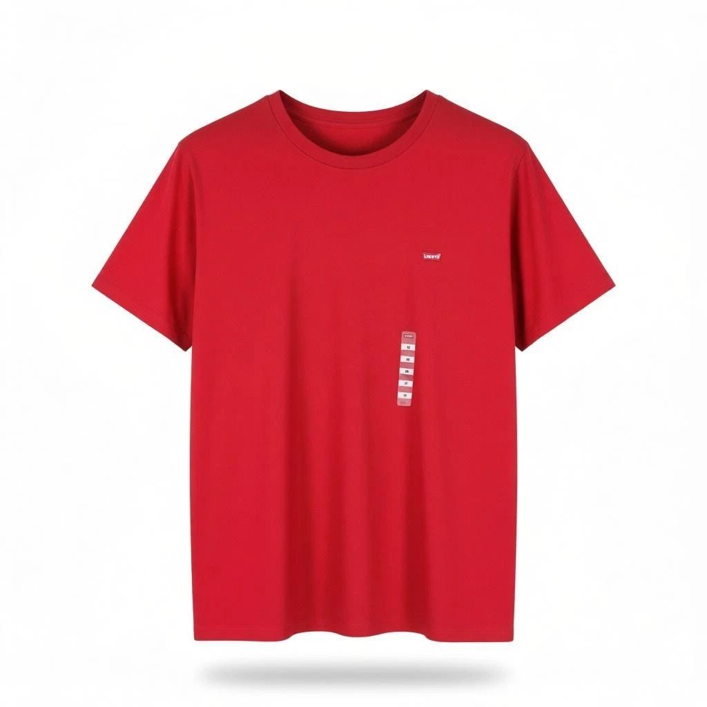 LEVI'S Standard Men T-Shirt M Red Cotton Crew Neck Short Sleeve Casual * Unisex T-shirt, Sweatshirt, Hoodie, Long Sleeve Tee - T-Shirt, Sweatshirt, Hoodie