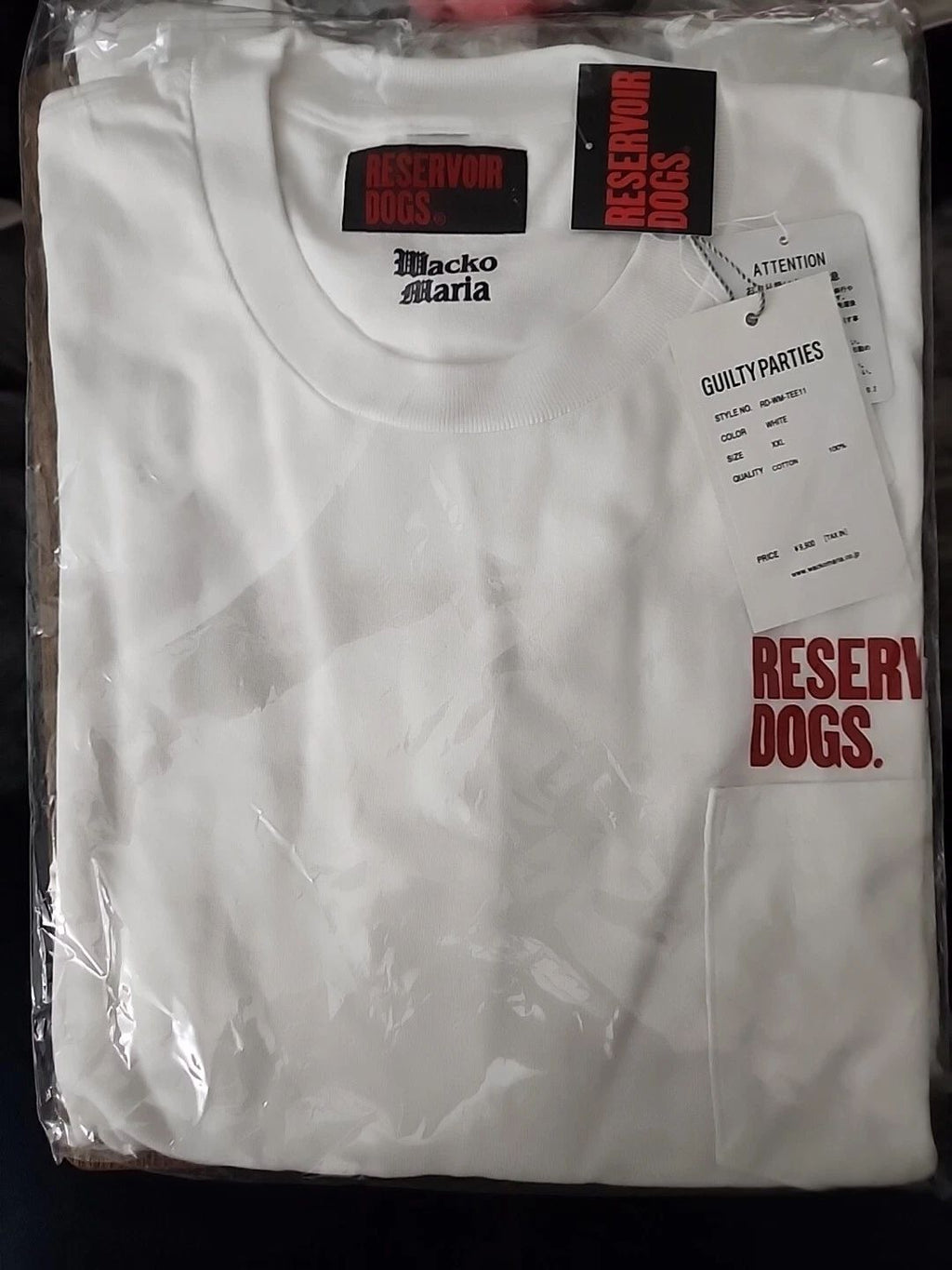 Reservoir Dogs White T-shirt With Breast Pocket XXL Unisex T-shirt, Sweatshirt, Hoodie, Long Sleeve Tee - T-Shirt, Sweatshirt, Hoodie