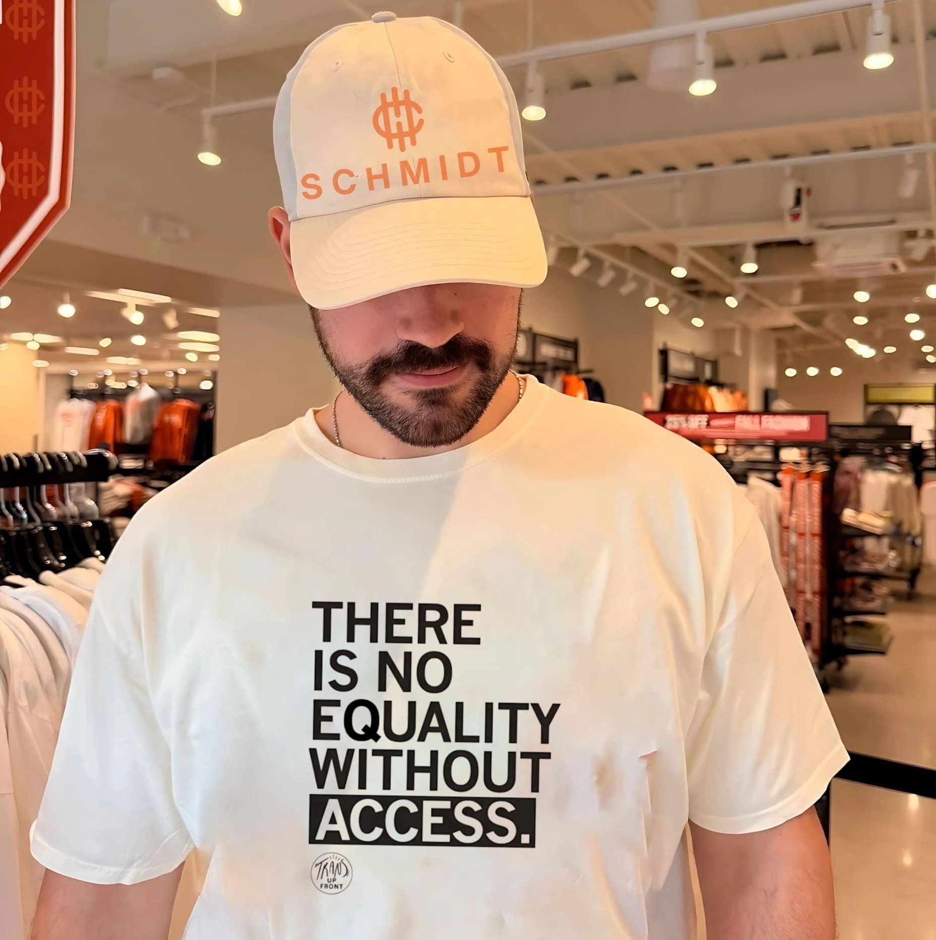 Trans Up Front There Is No Equality Without Access shirt Unisex T-shirt, Sweatshirt, Hoodie, Long Sleeve Tee - T-Shirt, Sweatshirt, Hoodie